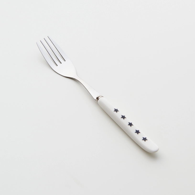 white ceramic flatware