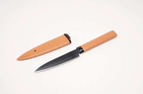 PP Brown Handle Fruit Knife