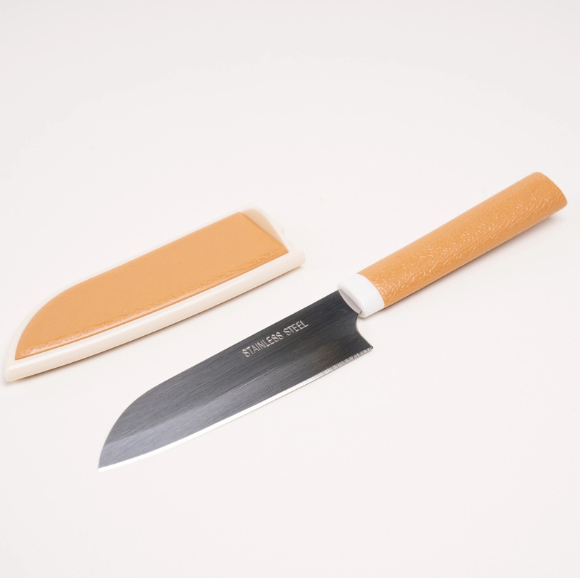 pp yellow handle fruit knife