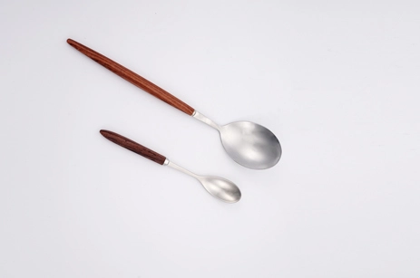 Wood Grain Dessert Spoon