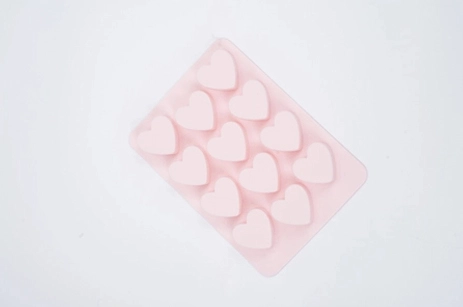 Heart-Shaped Silicone Chocolate Mold